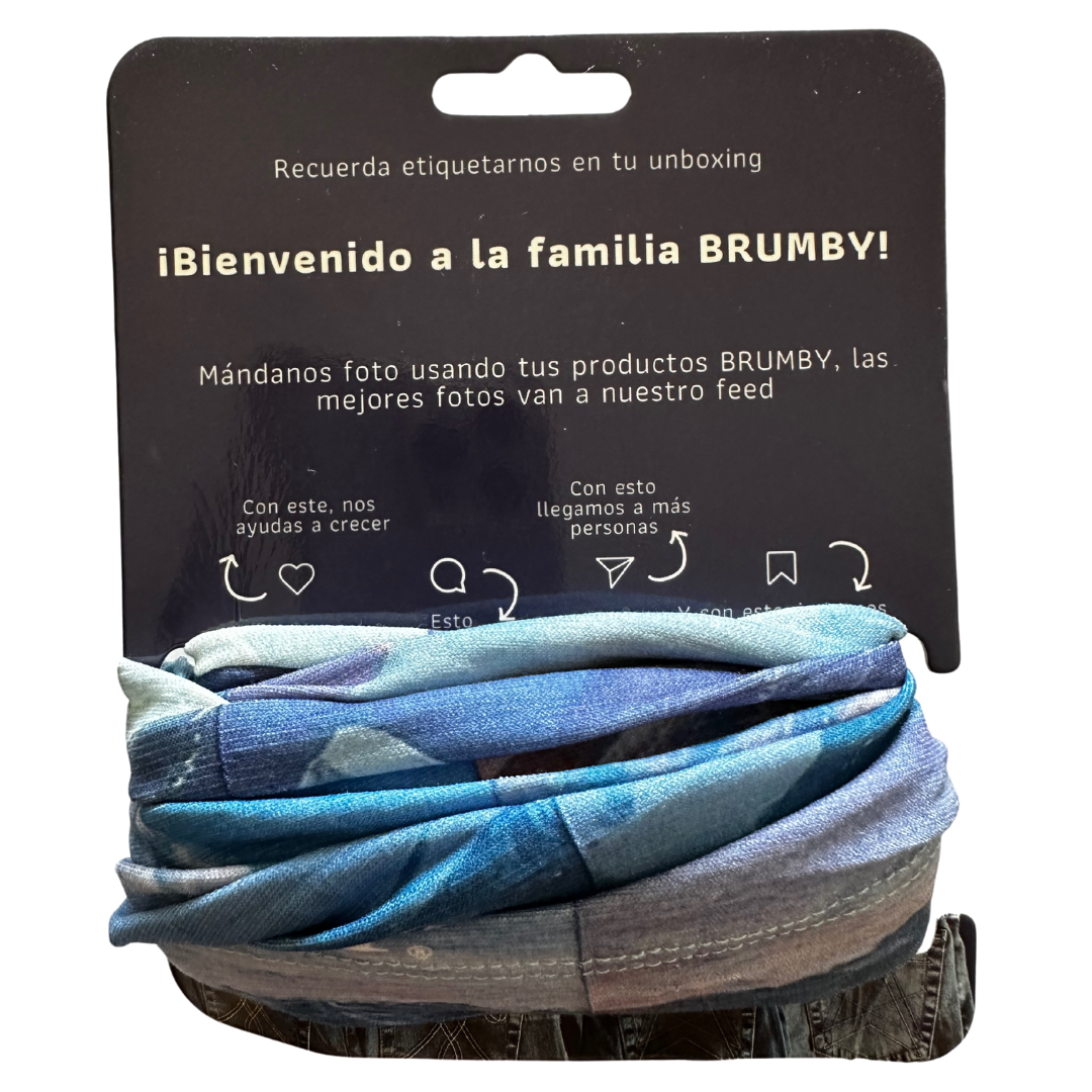 Bandana Azul/Morado Montañas